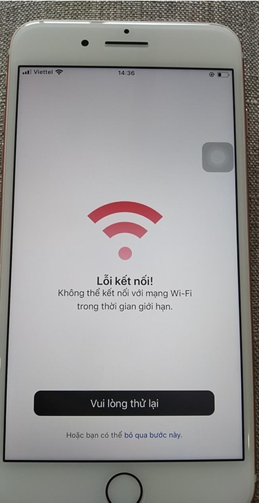 Connect wifi error